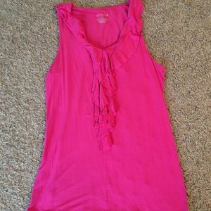 Hot pink tank top